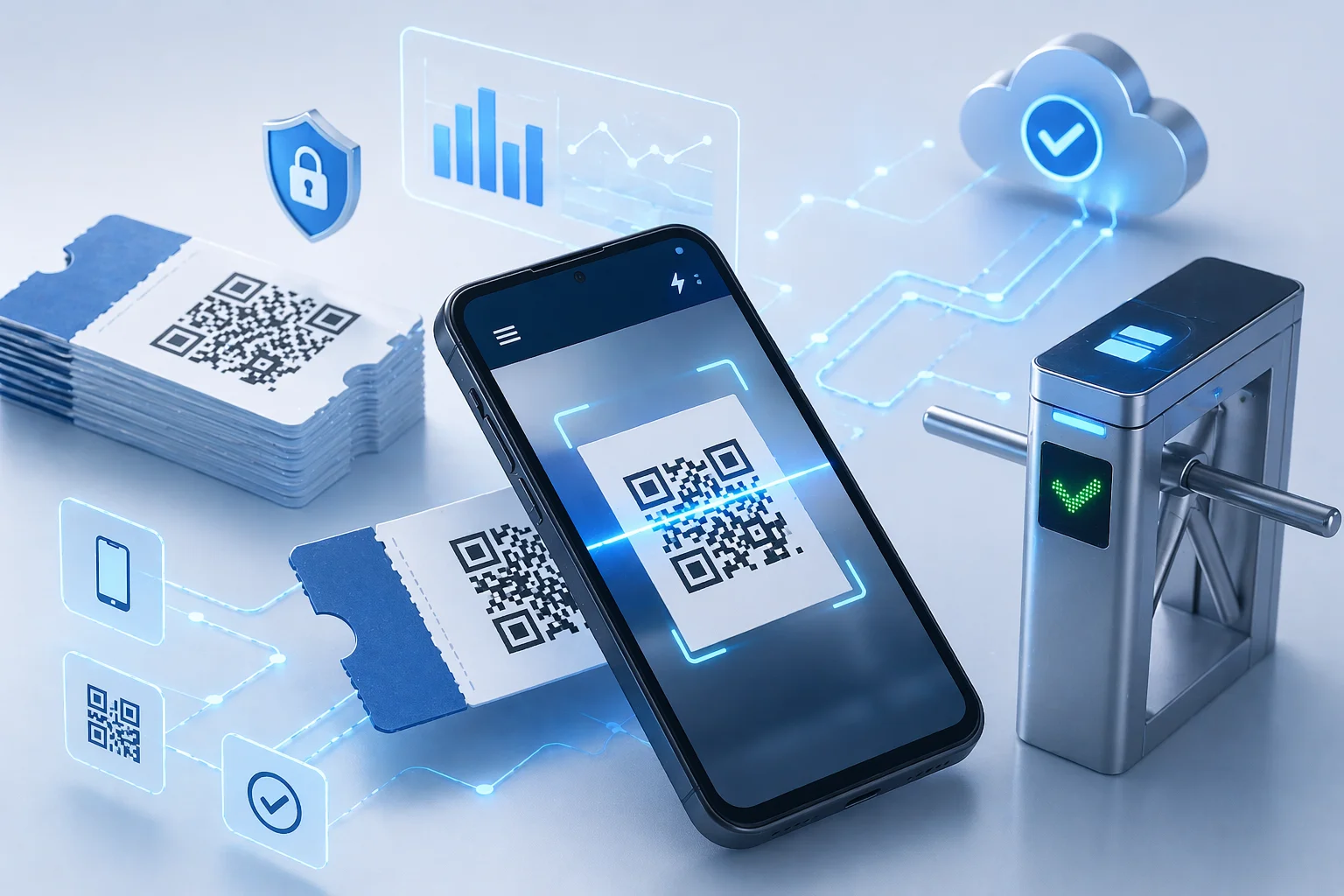 Smartphone ticket verification