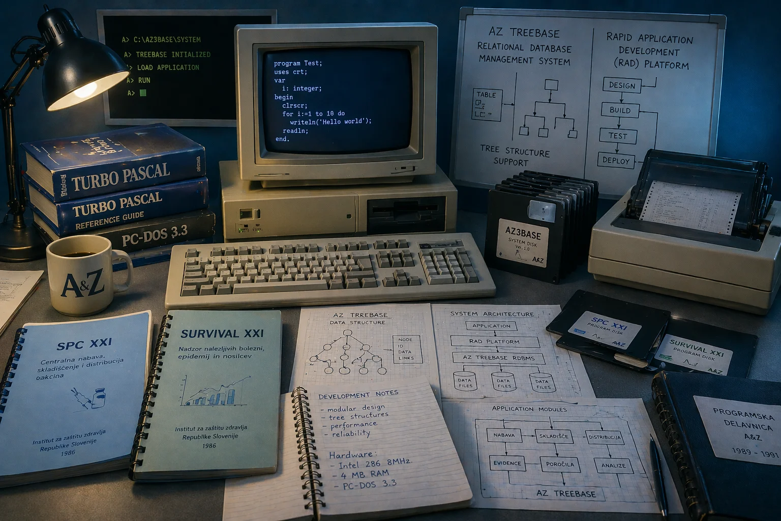 Pioneering era of computing and company origins