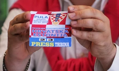 Croatia vs Estonia football match