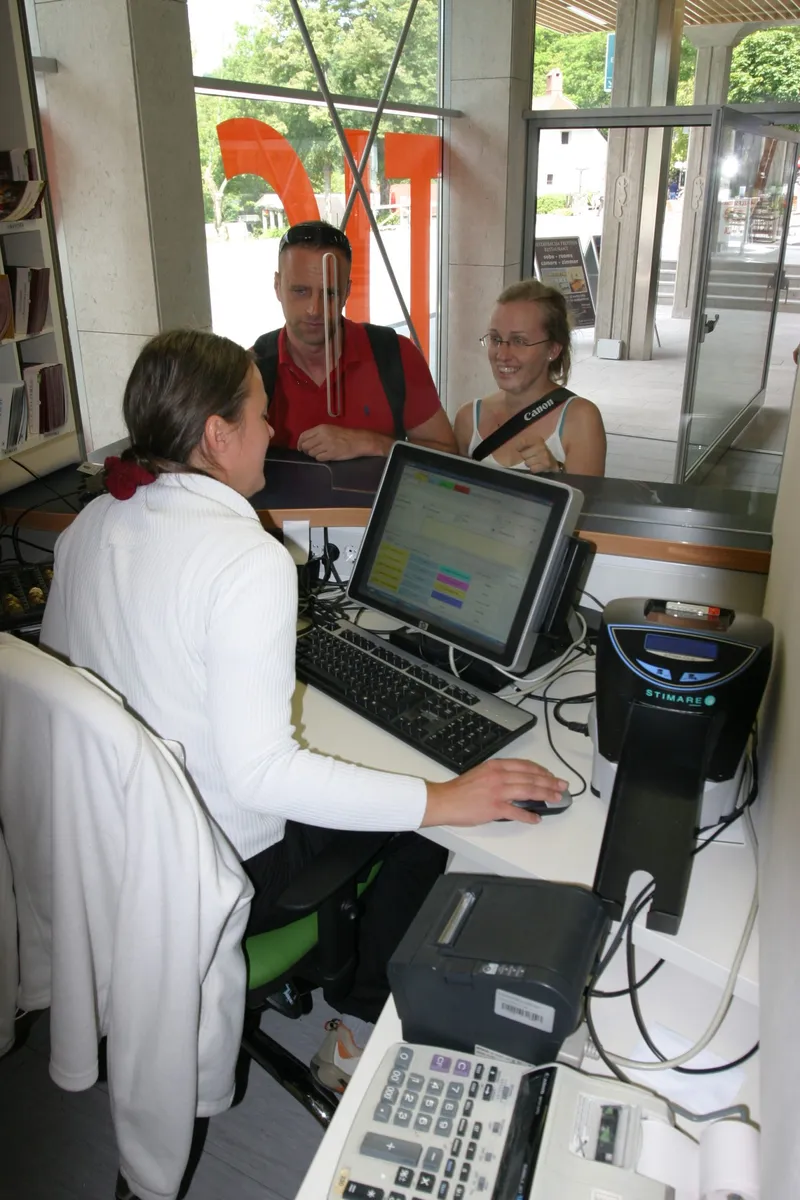 Ticket sales at Postojna Cave box office