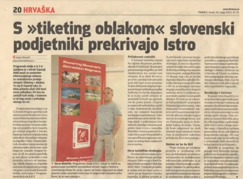 Intervju: S »ticketing oblakom« slovenski podjetniki prekrivajo Istro